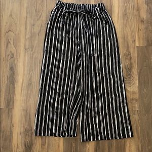 Striped Wide Leg Pants